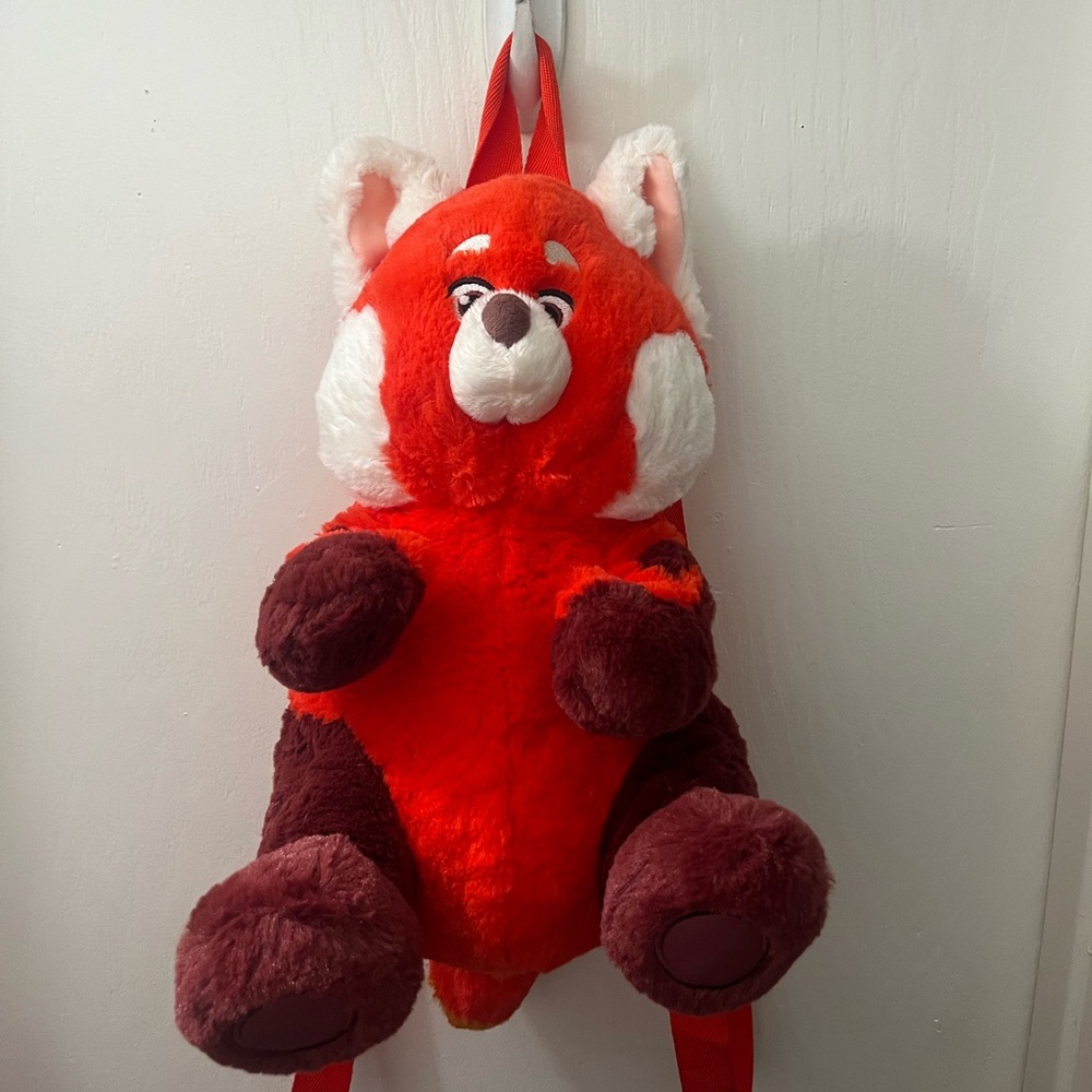 Disney Turning Red Plush Backpack